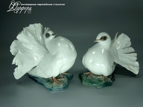 Купить фарфоровые статуэтки Rosenthal, Голубь с голубкой, Германия